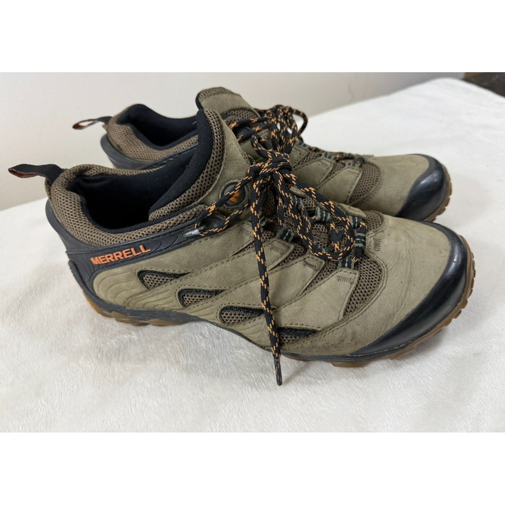 Merrell Chameleon Shift Ventilator Mens Size 10 Dusty Olive Vibram Hiking Shoes - Picture 1 of 11